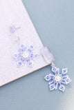 Crystal Snowflake Earrings