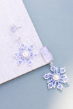 Crystal Snowflake Earrings