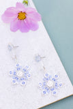 Crystal Snowflake Earrings