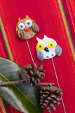 Owl Plant Stakes- Set of 2